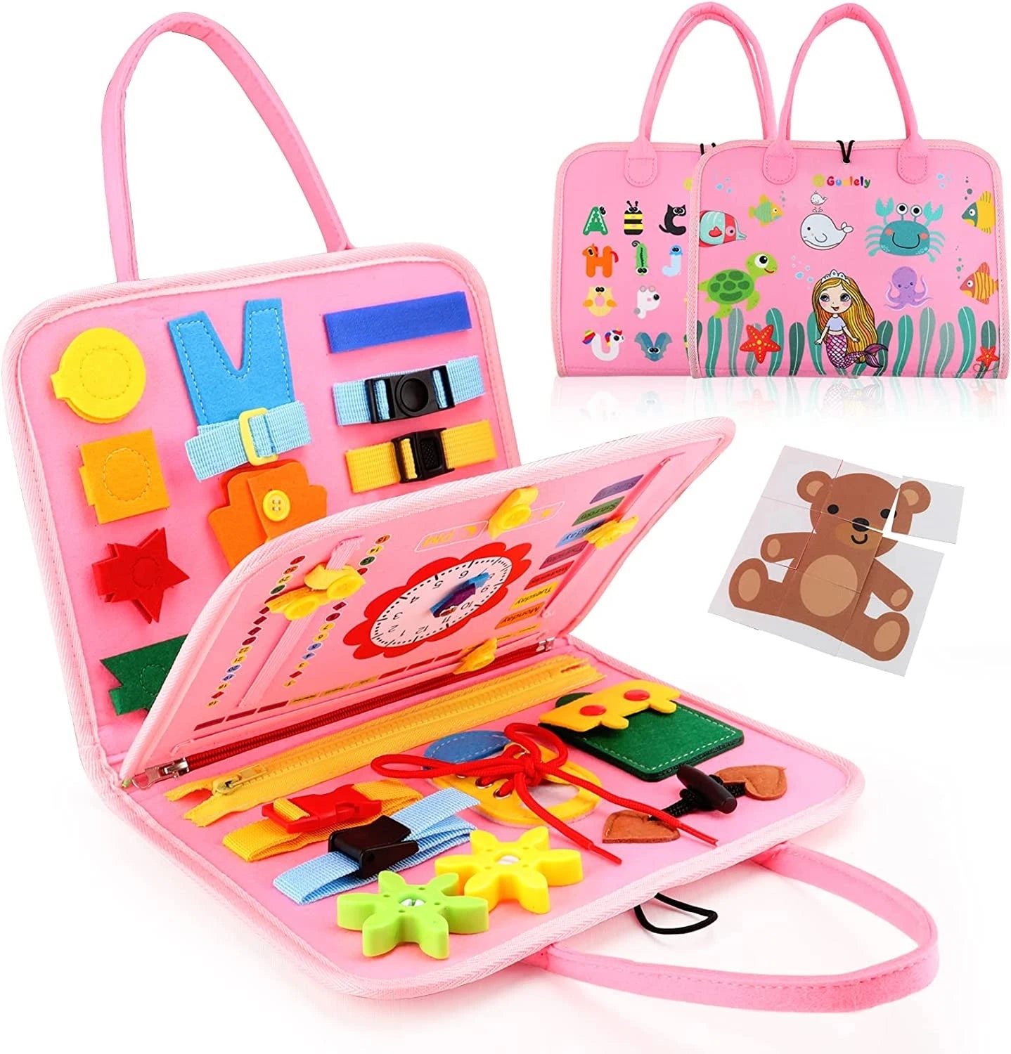 Maleta de Atividade Sensorial - Brinquedo Montessori