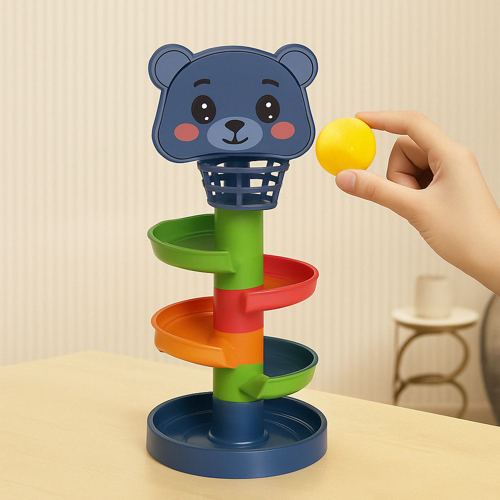 Pista Deslizante Sensorial - Brinquedo Montessori
