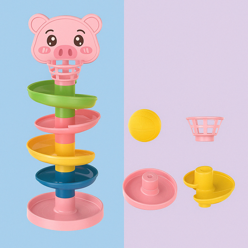 Pista Deslizante Sensorial - Brinquedo Montessori