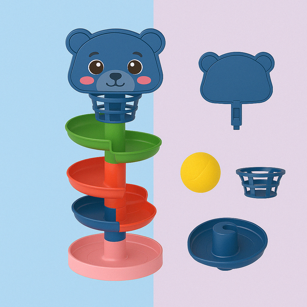Pista Deslizante Sensorial - Brinquedo Montessori