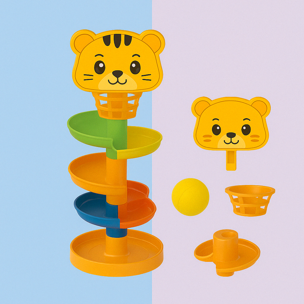 Pista Deslizante Sensorial - Brinquedo Montessori