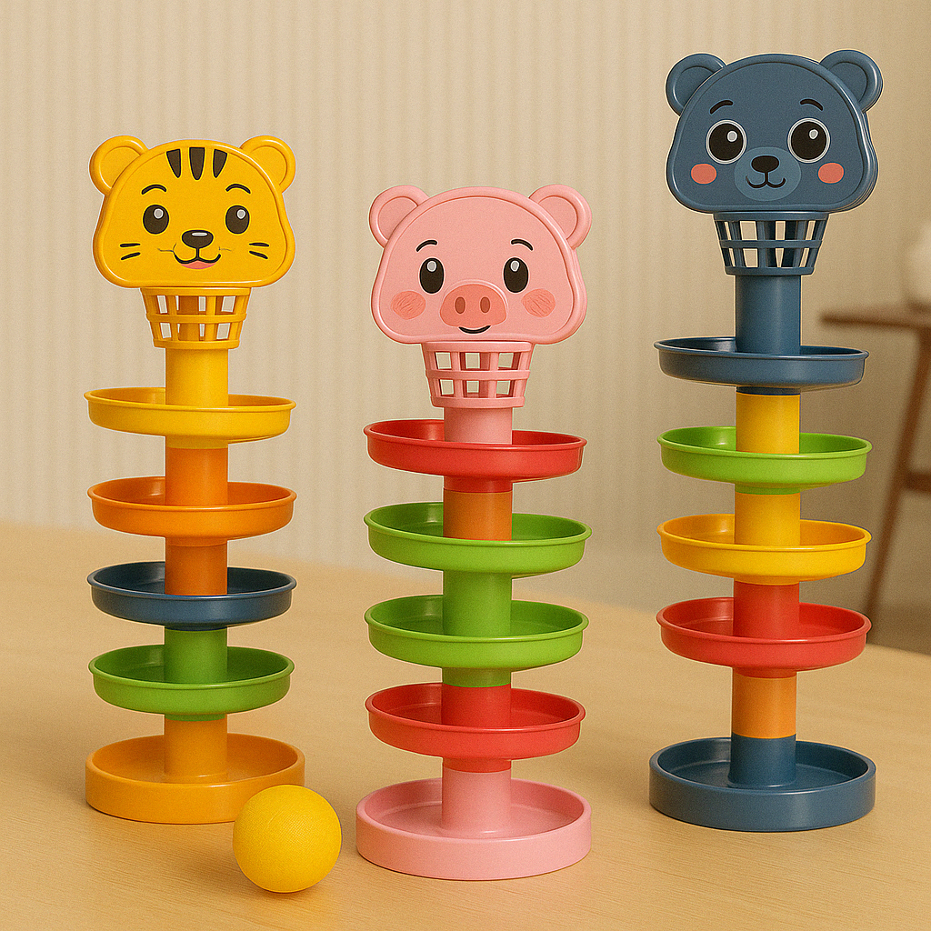 Pista Deslizante Sensorial - Brinquedo Montessori